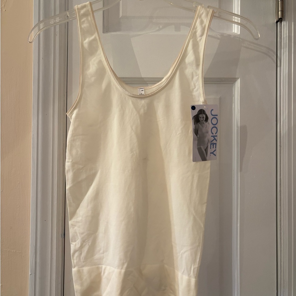 Jockey Off-White Sleeveless Top